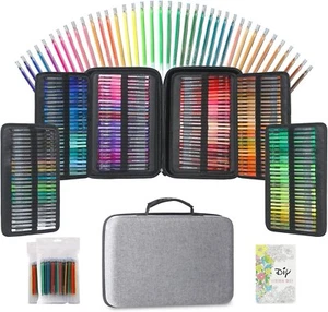 Non-Toxic Glitter Gel Pens Set - 312 Colors with Soft Grip & Refills Included - Picture 1 of 9