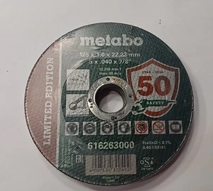 Metabo Trennscheiben * Limited Edition* INOX 125 x 1,0 x 22,23 mm # 10 Stk. - Bild 1 von 3