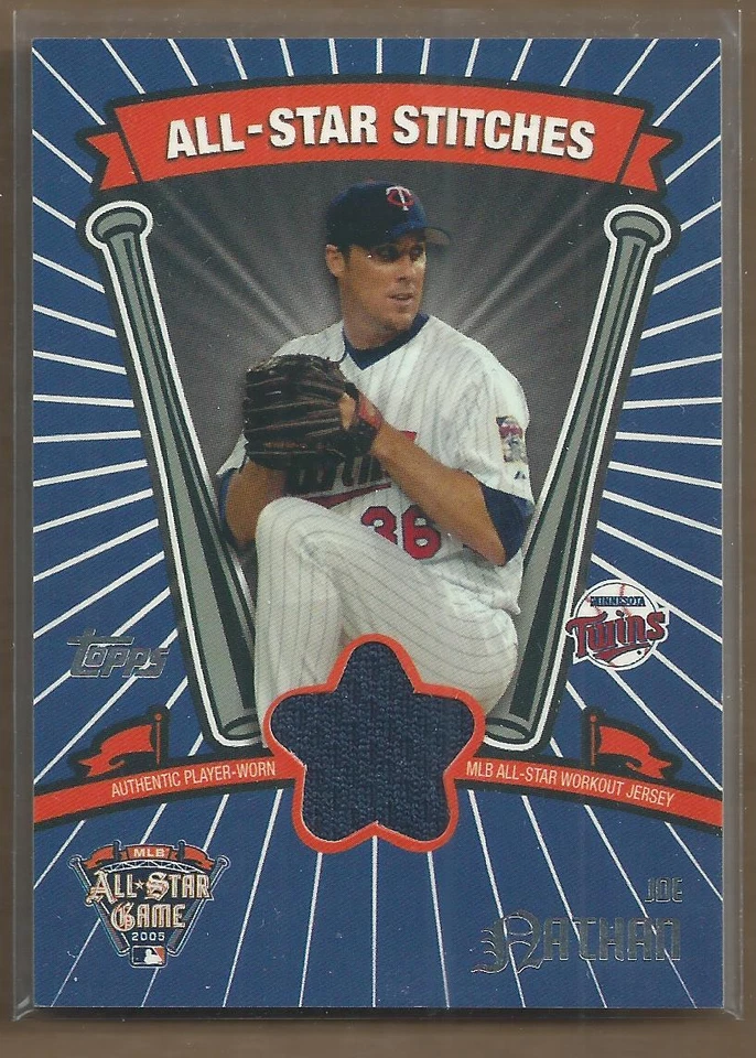 2005 Topps Update All-Star Stitches #JN Joe Nathan Jersey - Image 1 of 1
