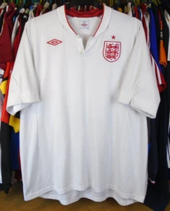 ENGLAND 2012-2013 HOME UMBRO FUSSBALL FUSSBALL SHIRT TRIKOT XXL ERWACHSENE - Bild 1 von 5