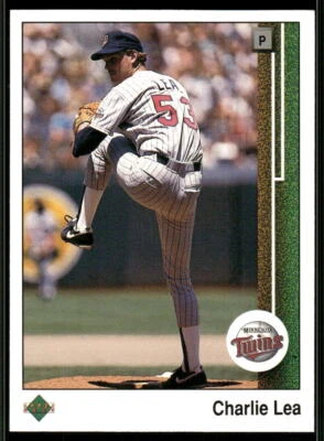 1989 Upper Deck #81 Charlie Lea - Image 1 of 2