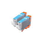 2 PHOTO CYAN Printer Ink with chip fits Canon CLI-8 iP6600D iP6700D