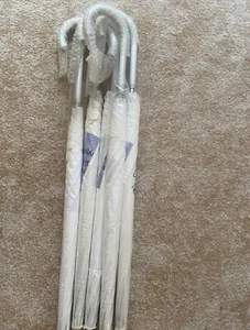 Regenschirme Regenschirm groß Neu 10x Konvolut Weiß Werbung 90s 2000s - Bild 1 von 6