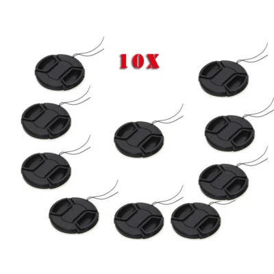 10x 46mm Snap on Front camera lens Cap Cover For Canon Nikon Sony Pentax Lens - Image 1 of 4