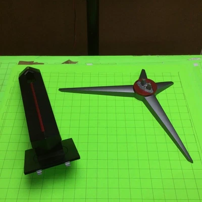 Base de soporte negra para monitor AOC C27G2 CQ27G2 Foto 1 de 2