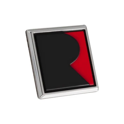 2021-2025 F-150 y Bronco Roush consola bóveda 1-3/4" emblema insignia - negro y rojo Foto 1 de 4