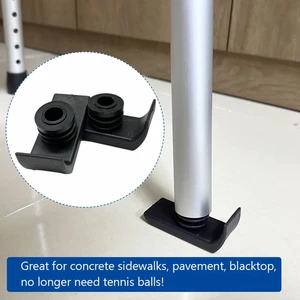 Walker Glide Skis Glides - Universal Replacement Feet Rubber Tips Cap for Fol... - Picture 1 of 1