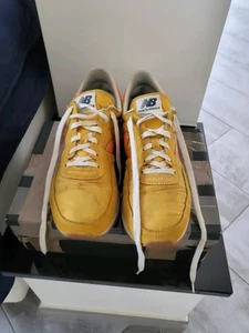 Scarpe Uomo Sportive New Balance N. 45 Giallo Senape E Arancione Usate Poco. - Foto 1 di 7
