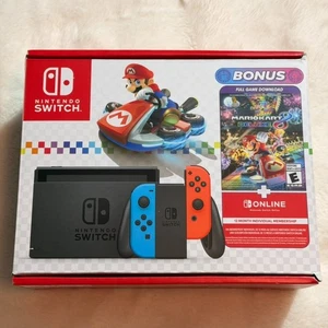Nintendo Switch Mario Kart Deluxe 8 Bundle Konsole NUR VERPACKUNG!! - Bild 1 von 11