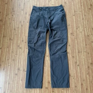 Patagonia Mens Venga Rock Pants 30x31 Gray Organic Cotton Climbing 83081 FLAW - Picture 1 of 17