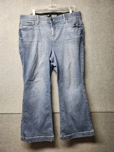 TORRID Bombshell Flare Premium Stretch Jeans Damen Gr. 20S Blau 40X29 Denim - Bild 1 von 8