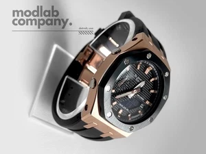 LIMITED STOCK MLC-503 [Classic Series] Casioak - Rose Gold / Black Dial Waffle - Bild 1 von 6