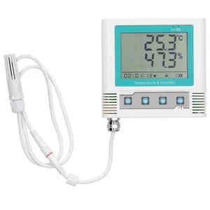 Temperature And Humidity Data Logger External USB Recorder LCD Display DC 5V - Picture 1 of 16