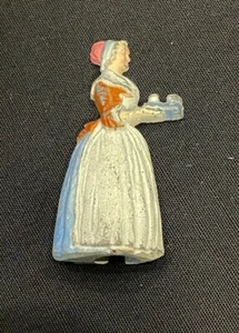 Vintage #5 Metal Pencil Sharpener, Girl Advertising Baker's Chocolate on Back - Picture 1 of 9