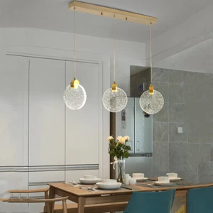 LED Lights Crystal Pendant Lighting Hotel Ceiling Lamp Kitchen Chandelier Light - Picture 1 of 9