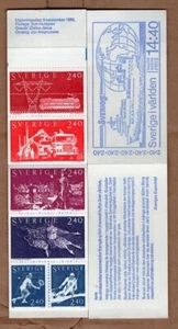 Sweden 1981 trains , boats , ships , sport MNH - booklet - Picture 1 of 1