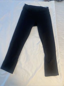 Lululemon Crop Leggings 21" Size 4 Black - Picture 1 of 11