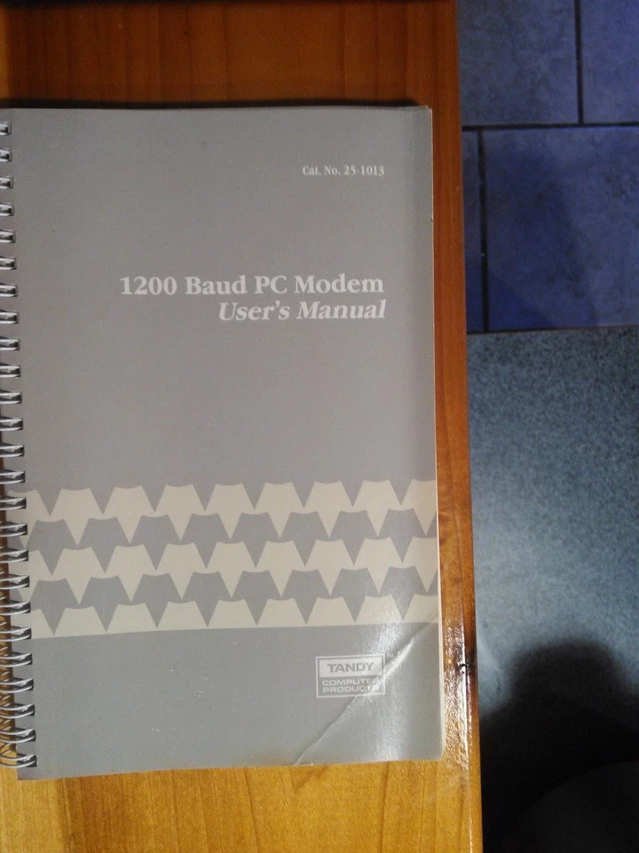 Tandy 1200 Baud PC Modem User's Manual Foto 1 de 1