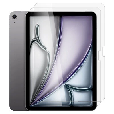 2x Tempered Glass Screen Protector for Apple iPad Air 11 Inch 6th Gen 2024 2025 - Image 1 of 4