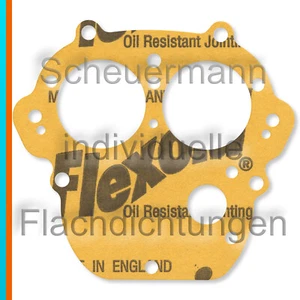 Gasket Carburetor Cover Solex 35 PAAI Lancia Flamina, Fiat 1400A, 1900 - Picture 1 of 1