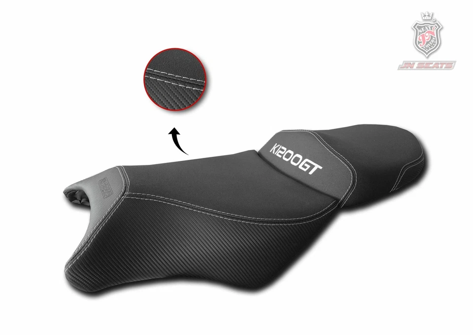 Copertura Sella JN-Design Nera E Argento Per BMW K 1200 GT 2006-2008 D28 - Immagine 1 di 1