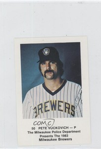 1983 Milwaukee Brewers Milwaukee Police Pete Vuckovich #50