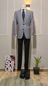Blazer Brooks Brothers Check Gris Claro Talla 40R - Imagen 1 de 23