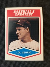 1989 CMC Baseball's Greatest Lou Gehrig - HOF / New York Yankees