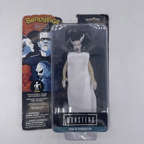 Noble Toys, Universal Monsters Bendyfigs, Bride of Frankenstein, 7" Figure, NEW! Cover