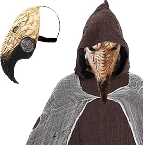 Halloween Vogel Schnabel Maske Cosplay Party Requisiten Latex halbes Gesicht Kostüm Grusel Geist - Bild 1 von 6