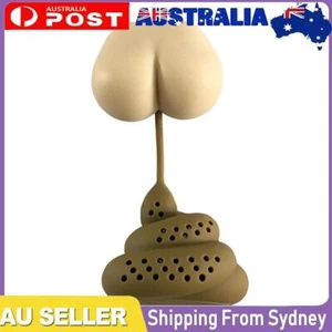 Funny Silicone Herbal Filter Tea Leaf Infuser Reusable Poop Shaped Tea Strainer - Picture 1 of 10