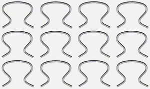 (12 piezas) CLIPS DE MANIVELA DE PUERTA/VENTANA PARA CAMIONETA CLÁSICA BEL AIR IMPALA C10 ETC - Imagen 1 de 3