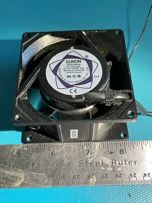 SUNON SF23080A COOLING FAN 220v AC Metal Frame - Image 1 of 4