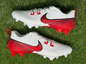 Nike Men’s Sizes Vapor Edge Speed 360 2 Football Cleats White/Red FQ4045-102 - Picture 1 of 7