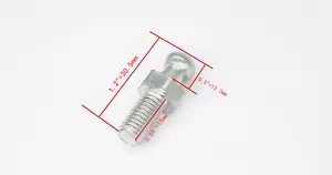 10MM Nitro-Prop Gas Spring Strut Ball Stud Pin Bolt Mounting Hardware 5/16 Threa - Foto 1 di 1