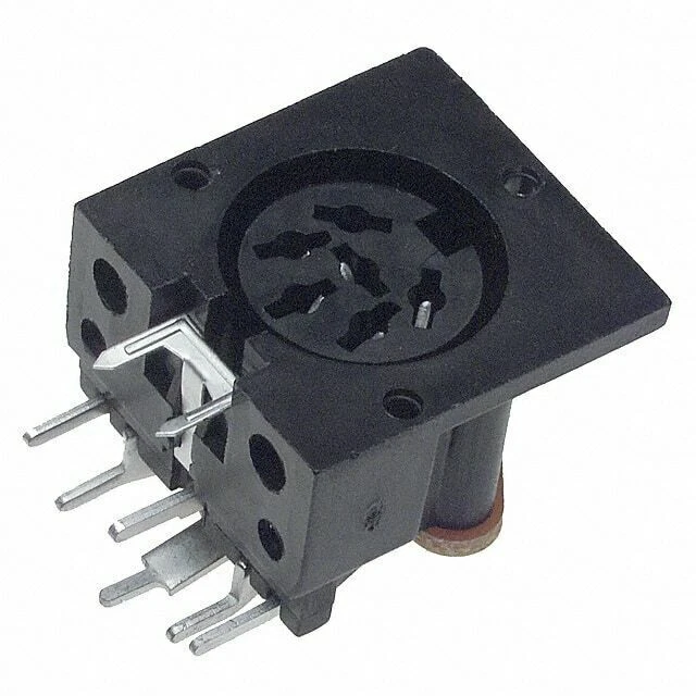 CONN RCPT FMALE DIN 6POS SOLDER - Image 1 of 1