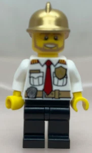 LEGO ®-Minifigura Town City Bombero Casco Oro 60215 Estación de Bomberos - cty0973 - Imagen 1 de 3