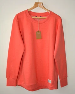 EX RUPERT & BUCKLEY CORAL LONGLINE OVERSIZED SWEATSHIRT/TOP SIZE 12-14-16 LEFT - Picture 1 of 11