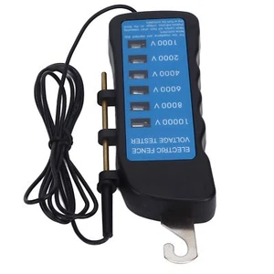 Elektrischer Zauntester Spannungsmesser 10000 V wasserdicht tragbares Werkzeug XG - Bild 1 von 24