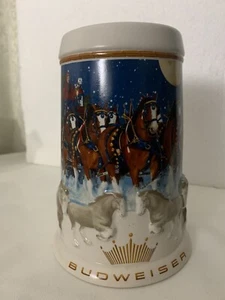2005 Budweiser Holiday Stein - Picture 1 of 10