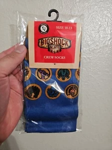 Bioshock Infinite Crew Socks men size 10-13 Loot Crate New Unopened - Picture 1 of 1