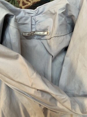 Mint Jodi Arnold Womens Gray Cowl Neck Colorblock Pleated Sleeveless Dress Sz 4 - Image 1 of 4