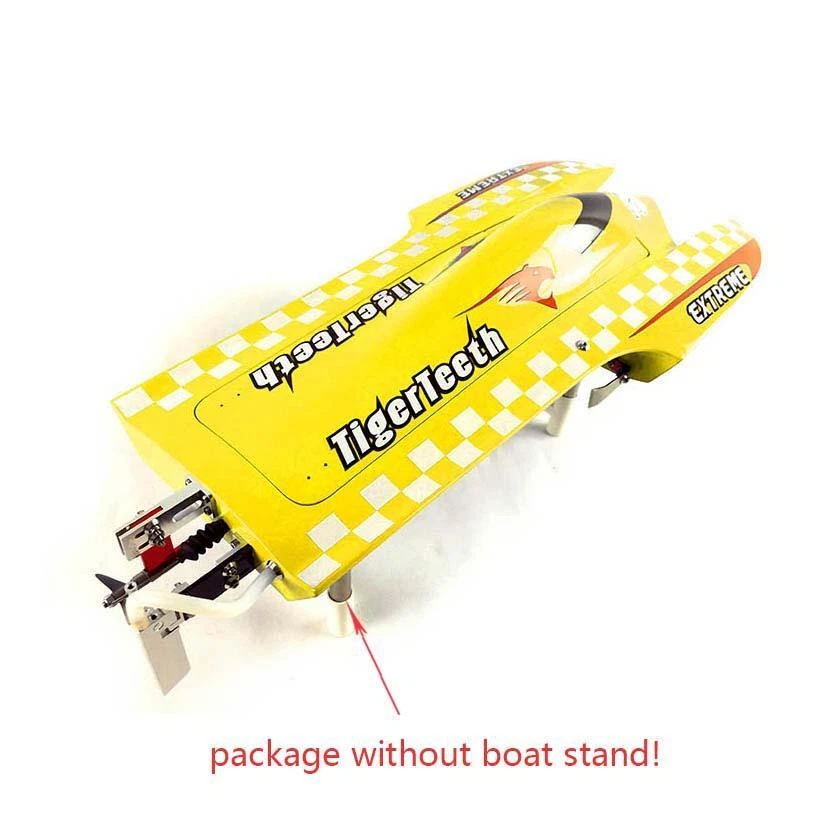 E22 Fiber Glass Yellow Electric Ship Racing PNP RC Boat W/ Motor Servo ESC - Image 1 of 2