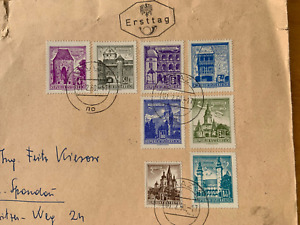 Briefmarken Österreich - Erstagsstempel 01.02.1960 Kompletter Satz