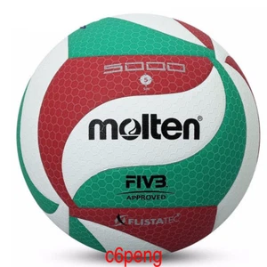 Volleyball Ball Size 5 Molten V5M5000 PU Leather Soft Touch Outdoor Indoor Game - Zdjęcie 1 z 9