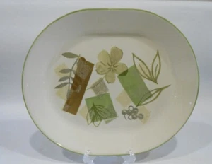 * NEU Corelle Sandstein STRUKTURIERTE BLÄTTER 10 x 12,25" längliche SERVIERPLATTE Platte - Bild 1 von 9