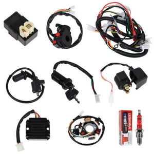 Electric Wiring Harness Kit For Chinese ATV Go Kart 125CC/150CC GY6 QUAD Scooter - Picture 1 of 11