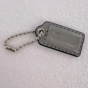 Coach Gray Bag Tag - Picture 1 of 6