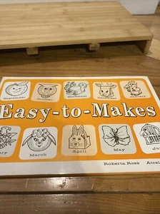 Pre-School Arts And Crafts Easy To Make 1966 Vtg Month By Month Homeschool - Picture 1 of 6