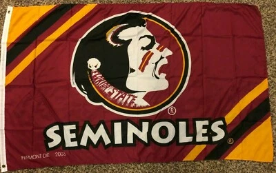 FLORIDA SEMINOLES FLAG new 3x5ft superior quality fade resist us seller - Image 1 of 4